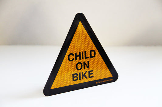 Child On Bike child bike seat and cargo bike reflective sticker
